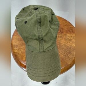 Polo By Ralph Lauren Green Brushed Cotton Flannel Bill Ball Hat